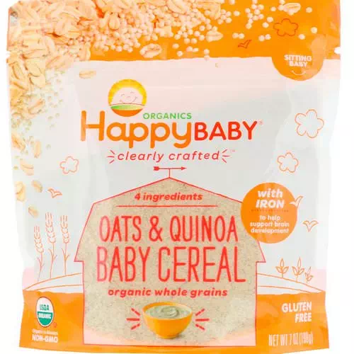happy baby organic oatmeal