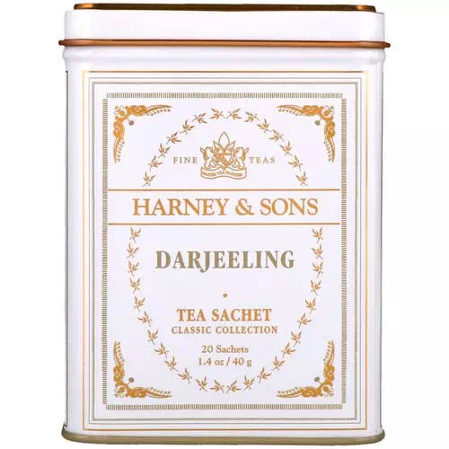 Harney & Sons, Fine Teas, Darjeeling, 20 Tea Sachets, 1.4 oz (40 g) Review