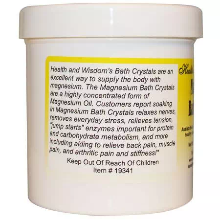 Magnesium, Minerals, Supplements, Mineral Bath, Oils, Bath Salts, Shower, Personal Care, Bath