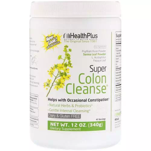 Health Plus, Super Colon Cleanse, 12 oz (340 g) Review