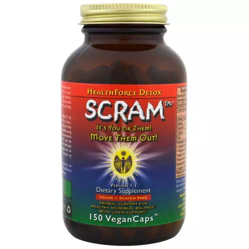HealthForce Superfoods, Scram, 150 VeganCaps Review