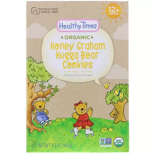Healthy Times, Organic, Hugga Bear Cookies, Honey Graham, 12+ Months, 6.5 oz (184 g) Review