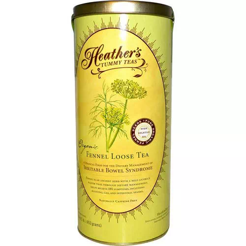 Heather's Tummy Care, Tummy Teas, Fennel Loose Tea, Organic, Caffeine Free, 16 oz (453 g) Review