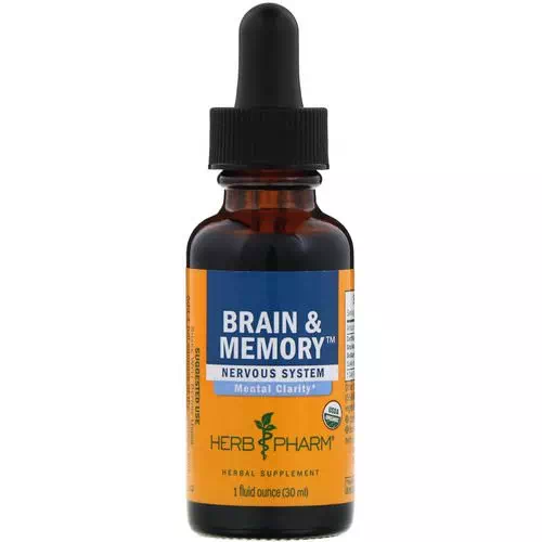 Herb Pharm, Brain & Memory, Nervous System, 1 fl oz (30 ml) Review