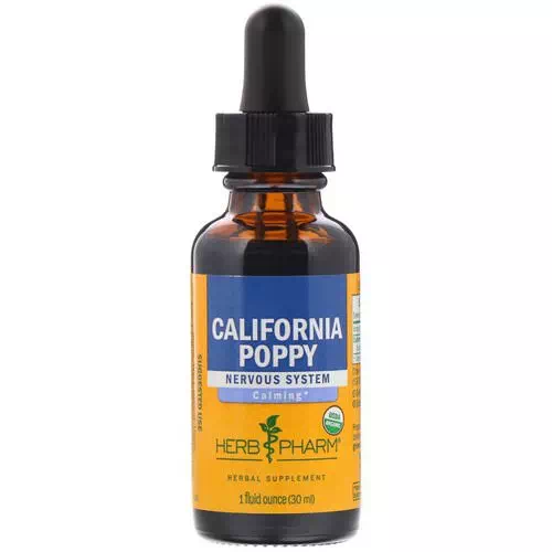 Herb Pharm, California Poppy, 1 fl oz (30 ml) Review