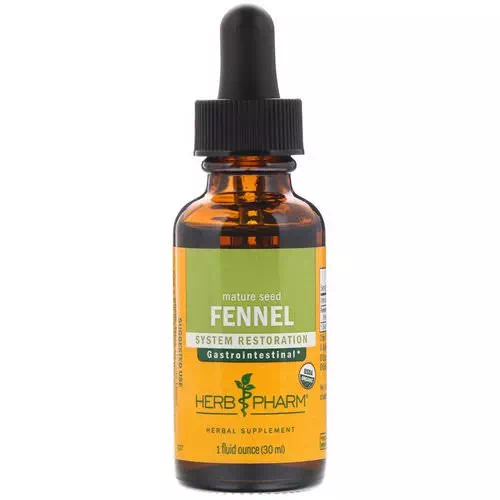 Herb Pharm, Fennel, Mature Seed, 1 fl oz (30 ml) Review