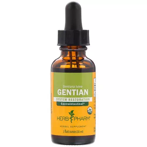 Herb Pharm, Gentian, 1 fl oz (30 ml) Review