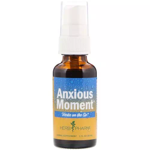 Herb Pharm, Herbs on the Go, Anxious Moment, 1 fl oz (30 ml) Review