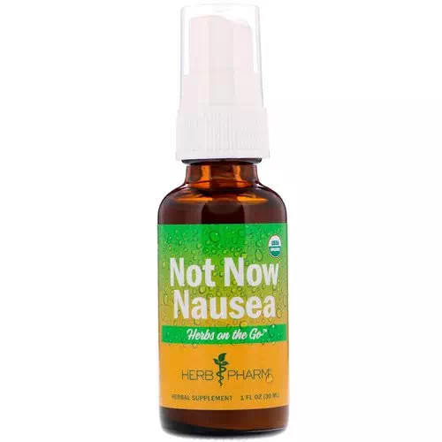 Herb Pharm, Herbs on the Go, Not Now Nausea, 1 fl oz (30 ml) Review