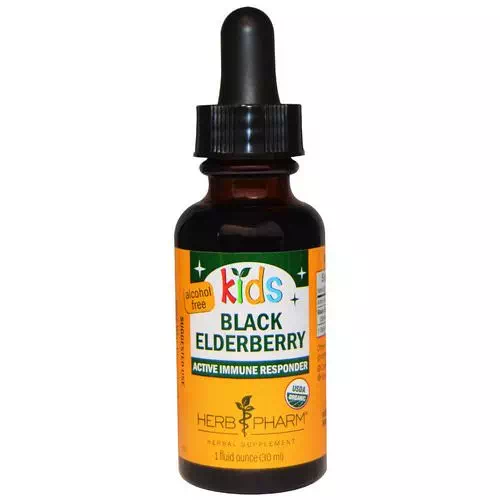 Herb Pharm, Kids, Black Elderberry, Alcohol Free, 1 fl oz (30 ml) Review
