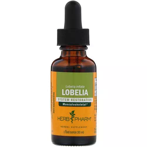 Herb Pharm, Lobelia, 1 fl oz (30 ml) Review