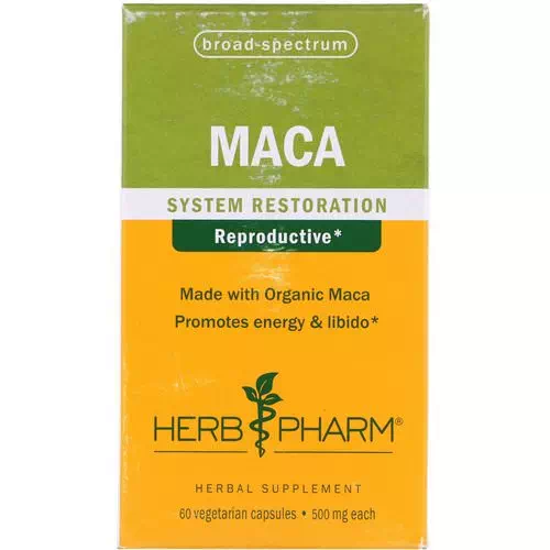 Herb Pharm, Maca, 500 mg, 60 Vegetarian Capsules Review