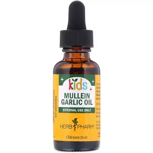 Herb Pharm, Mullein Garlic Oil, For Kids, 1 fl oz (30 ml) Review