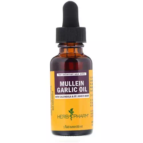Herb Pharm, Mullein Garlic, Pure Ear Oil, 1 fl oz (30 ml) Review