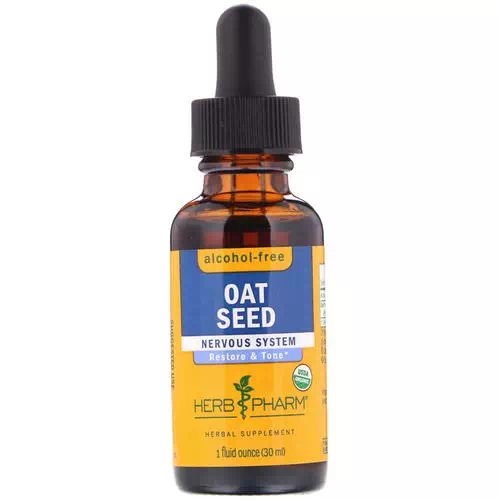 Herb Pharm, Oat Seed, Alcohol-Free, 1 fl oz (30 ml) Review