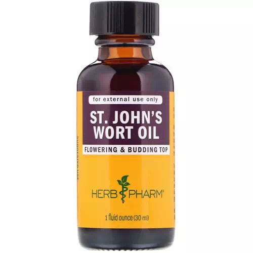 Herb Pharm, St. John's Wort Oil, 1 fl oz (30 ml) Review