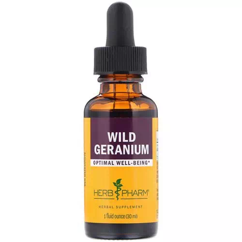 Herb Pharm, Wild Geranium, 1 fl oz (30 ml) Review