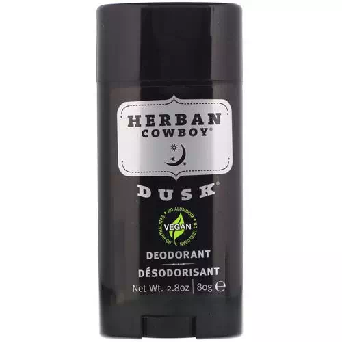 Herban Cowboy, Deodorant, Dusk, 2.8 oz (80 g) Review