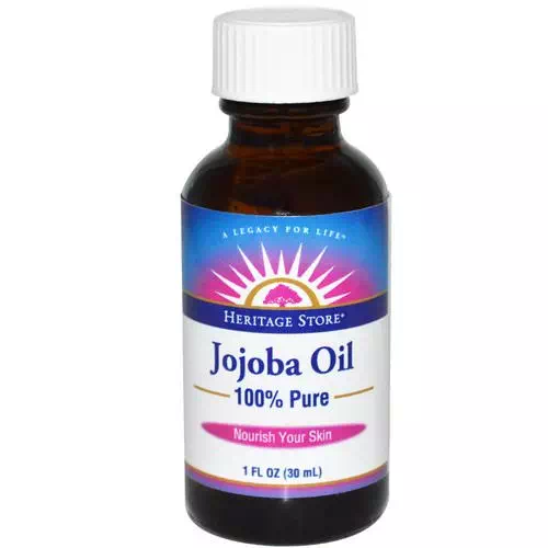 Heritage Store, 100% Pure Jojoba Oil, 1 fl oz (30 ml) Review