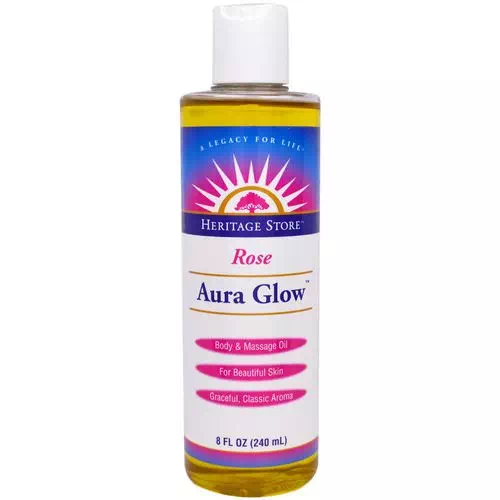 Heritage Store, Aura Glow, Rose, 8 fl oz (240 ml) Review