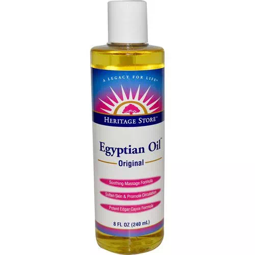 Heritage Store, Egyptian Oil, Original, 8 fl oz (240 ml) Review