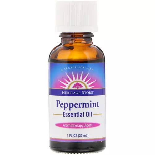 Heritage Store, Essential Oil, Peppermint, 1 fl oz (30 ml) Review