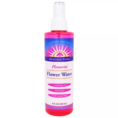 Heritage Store, Flower Water, Plumeria, 8 fl oz (240 ml) Review