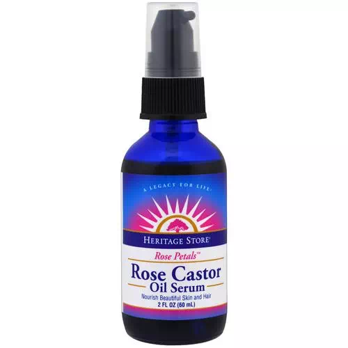 Heritage Store, Rose Castor Oil Serum, 2 fl oz (60 ml) Review