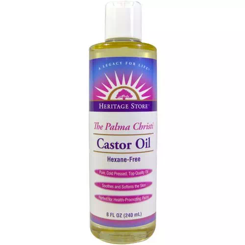 Heritage Store, The Palma Christi, Castor Oil, 8 fl oz (240 ml) Review