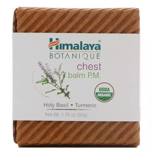 Himalaya, Botanique, Chest Balm P.M, 1.76 oz (50 g) Review