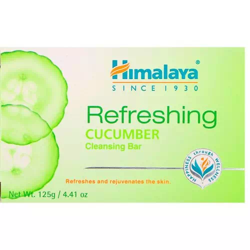 Himalaya, Refreshing Cleansing Bar, Cucumber, 4.41 oz (125 g) Review