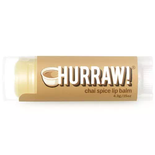 Hurraw! Balm, Lip Balm, Chai Spice, .15 oz (4.3 g) Review