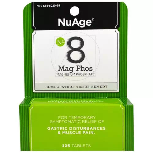 Hyland's, NuAge, No 8 Mag Phos, Magnesium Phosphate, 125 Tablets Review