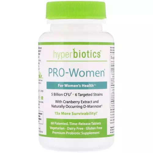 Hyperbiotics, PRO-Women, 5 Billion CFU, 60 Time-Release Tablets Review