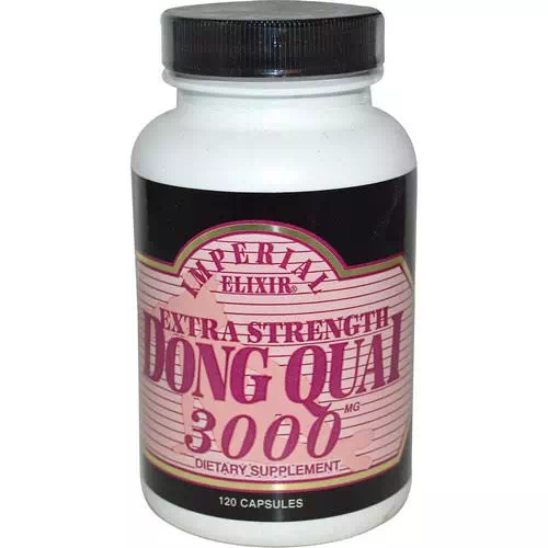 Imperial Elixir, Extra Strength, Dong Quai, 3000 mg, 120 Capsules Review