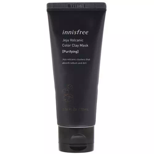 Innisfree, Jeju Volcanic Color Clay Mask, Purifying, 2.36 fl oz (70 ml) Review