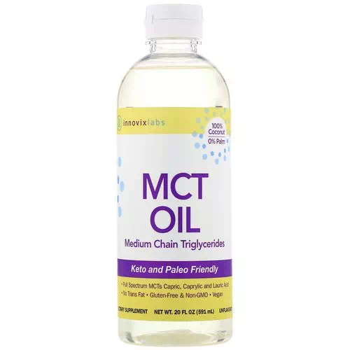 InnovixLabs, MCT Oil, Medium Chain Triglycerides, Unflavored, 20 fl oz (591 ml) Review
