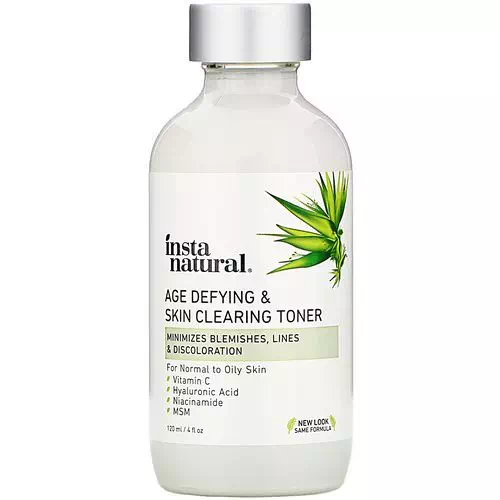 InstaNatural, Age-Defying & Skin Clearing Toner, 4 fl oz (120 ml) Review