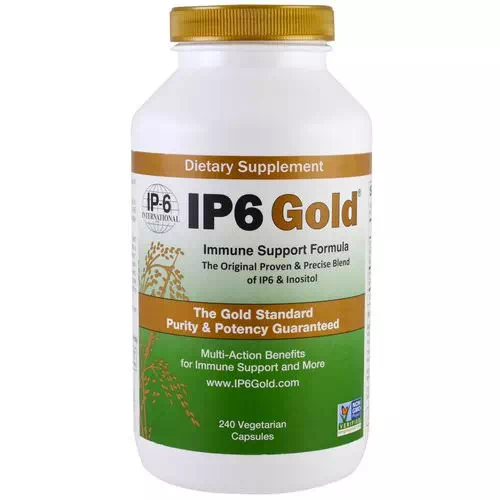 IP-6 International, IP6 Gold, Immune Support Formula, 240 Vegetarian Capsules Review