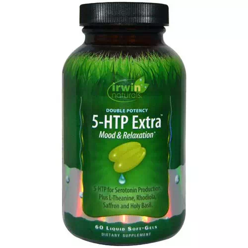 Irwin Naturals, Double Potency, 5-HTP Extra, 60 Liquid Soft-Gels Review