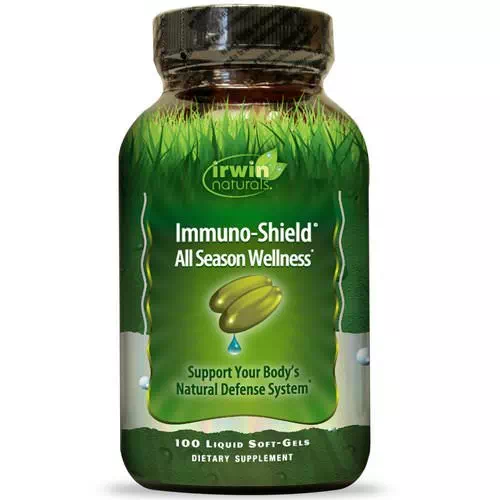 Irwin Naturals, Immuno-Shield, All Season Wellness, 100 Liquid Soft-Gels Review