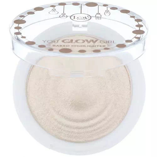 J.Cat Beauty, You Glow Girl, Baked Highlighter, YGG104 Crystal Sand, 0.30 oz (8.5 g) Review