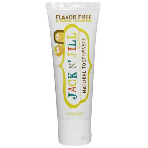 Jack n' Jill, Natural Toothpaste, Flavor Free, 1.76 oz (50 g) Review