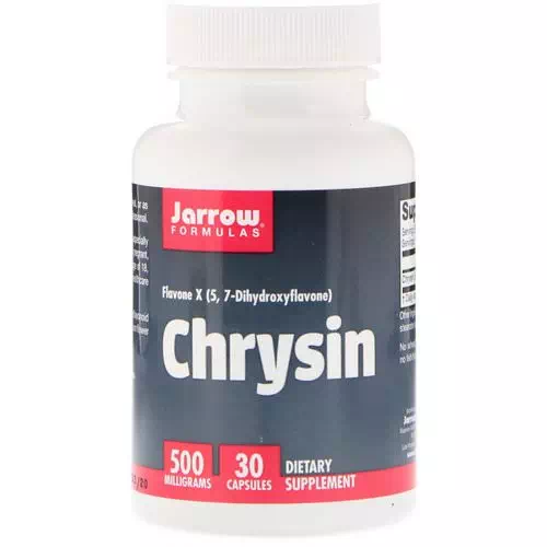 Jarrow Formulas, Chrysin, 500 mg, 30 Capsules Review
