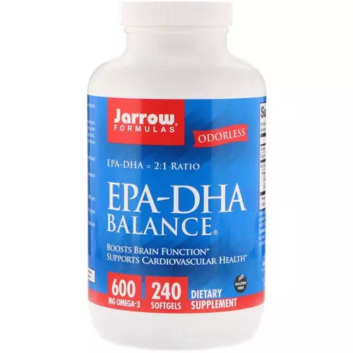 Jarrow Formulas, EPA-DHA Balance, 240 Softgels Review