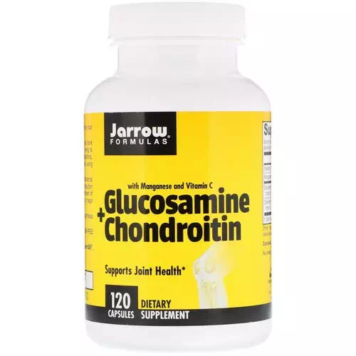 Jarrow Formulas, Glucosamine + Chondroitin, 120 Capsules Review