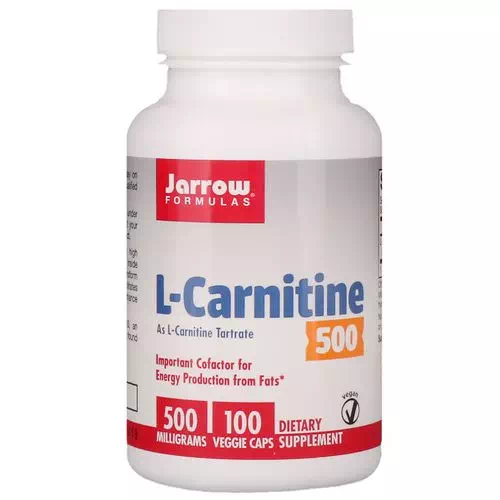 Jarrow Formulas, L-Carnitine 500, 500 mg, 100 Veggie Caps Review
