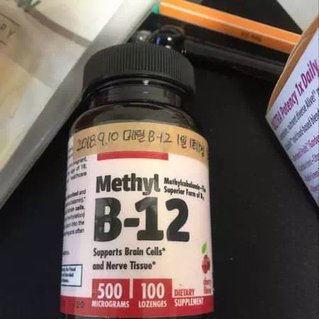 Methyl B-12, Cherry Flavor