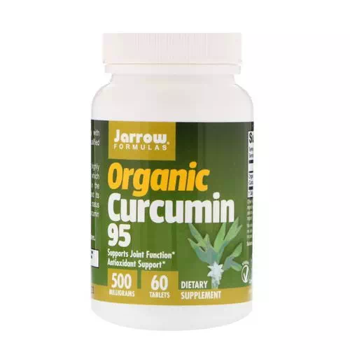 Jarrow Formulas, Organic Curcumin 95, 500 mg, 60 Tablets Review