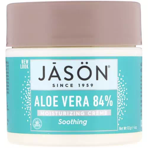 Jason Natural, Aloe Vera 84% Moisturizing Creme, Soothing, 4 oz (113 g) Review